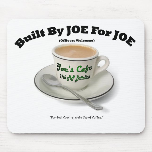 Tapis De Souris Le café Mousepad de JOE (Devant)