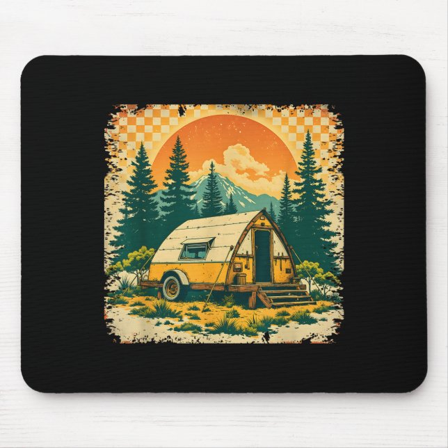 Tapis De Souris Le camping est ma thérapie  (Devant)