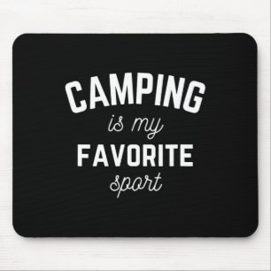 Tapis De Souris Le camping est mon sport préféré Drôles de campeur