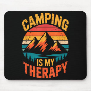 Tapis De Souris Le camping est un camp de thérapie aventure plein