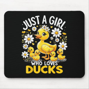 Tapis De Souris Le Canard Mignet Aime Juste Une Fille Qui Aime Les