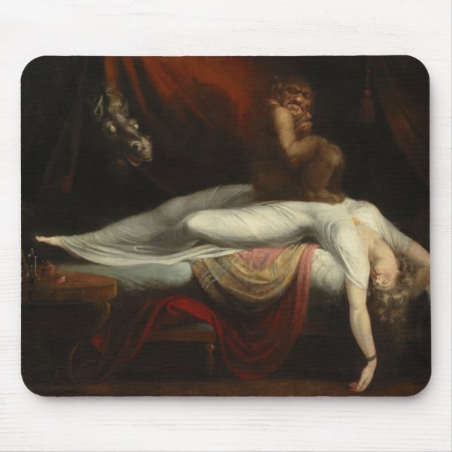 Tapis De Souris Le cauchemar (par Henry Fuseli) (Devant)