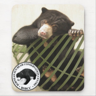 Tapis De Souris Le centre de conservation d'ours de Bornean Sun