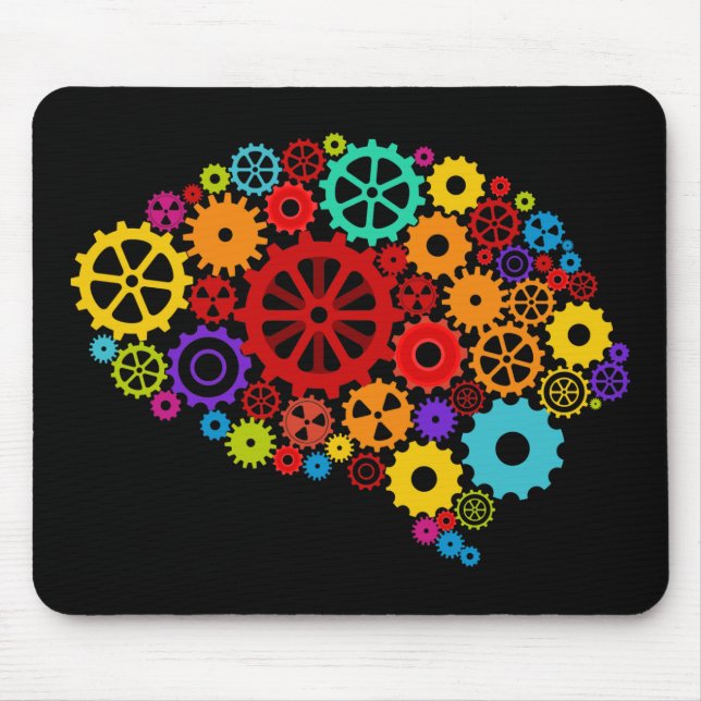 Tapis De Souris Le cerveau embraye Mousepad (Devant)