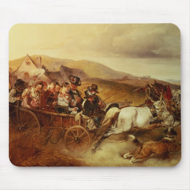Tapis De Souris Le chariot de mariage (Devant)