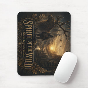 Tapis De Souris Le Chasseur, dans le silence sauvage