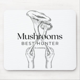 Tapis De Souris Le Chasseur De Champignons Vient