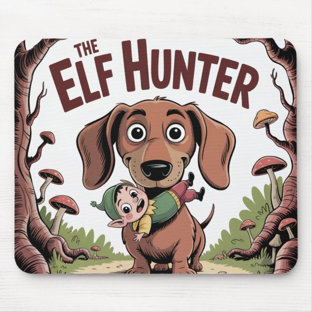 TAPIS DE SOURIS LE CHASSEUR D'ELFES (Devant)