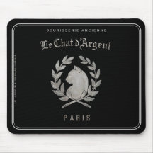 Le Chat d'Argent Vintage Paris Souris Noire