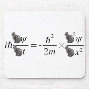 Tapis De Souris Le chat de Schrodinger