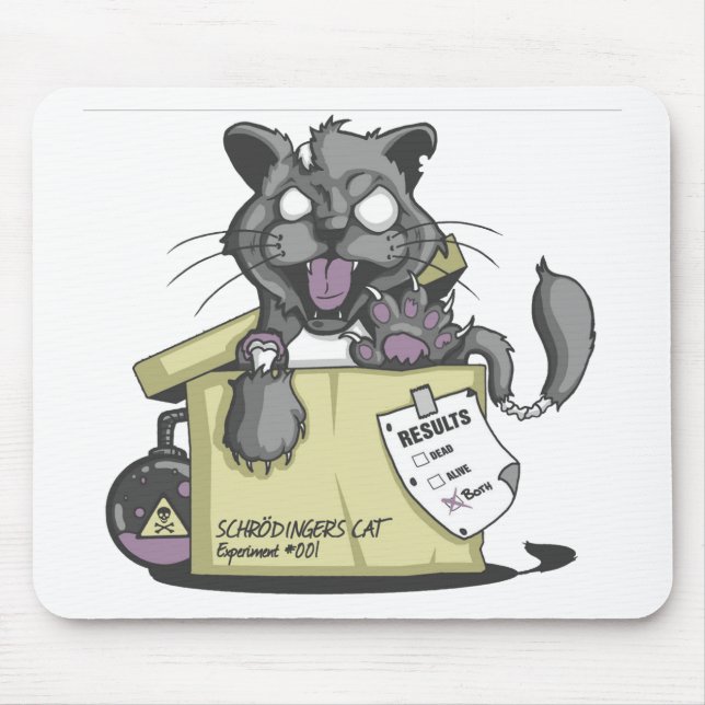 Tapis De Souris Le chat de Schrodinger - nouveau (Devant)