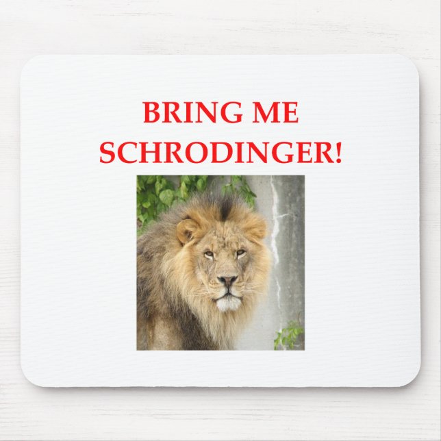Tapis De Souris le chat des schrodinger (Devant)