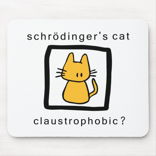 Tapis De Souris le chat des schrodinger (Devant)