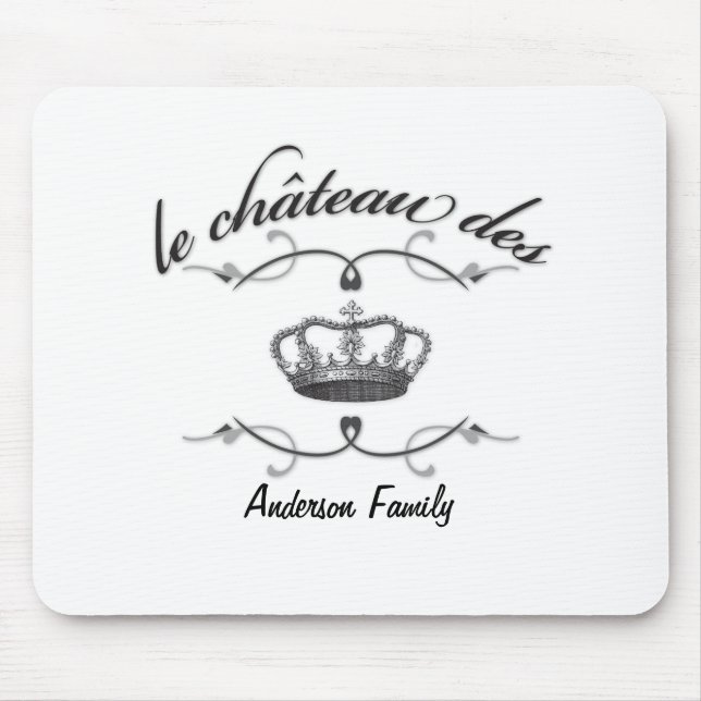 Tapis De Souris le château des VOS NOM (Devant)