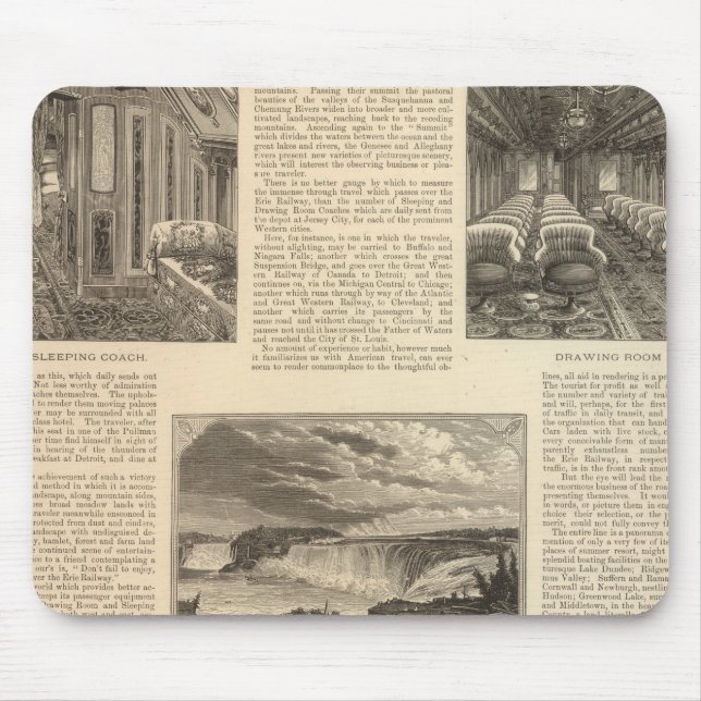 Tapis De Souris Le chemin de fer Erie (Devant)