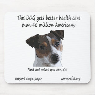 Tapis De Souris Le chien obtient de meilleurs soins de santé