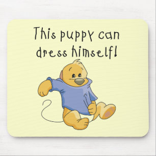 Tapis De Souris Le chiot habillent des T-shirts et des cadeaux