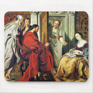 Tapis De Souris Le Christ à la Chambre de Martha et de Mary de