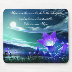 Tapis De Souris Le Christ est notre mousepad d'espoir
