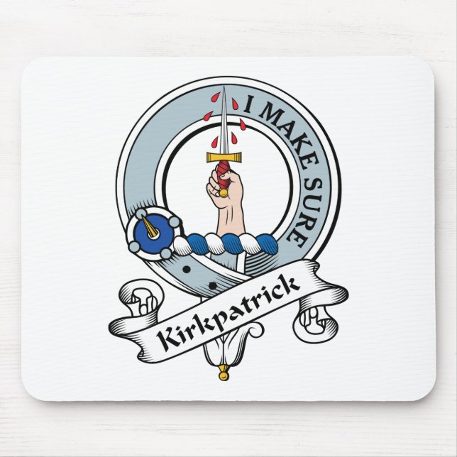 Tapis De Souris Le clan de Kirkpatrick Badge (Devant)