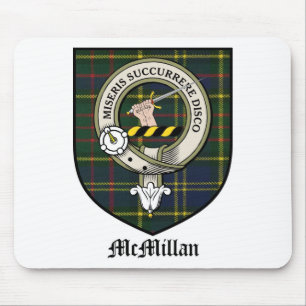 Tapis De Souris Le clan de McMillan Crest le tartan d'insigne
