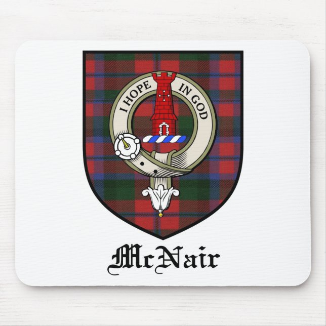Tapis De Souris Le clan de McNair Crest le tartan d'insigne (Devant)