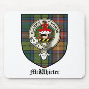 Tapis De Souris Le clan de McWhirter Crest le tartan d'insigne