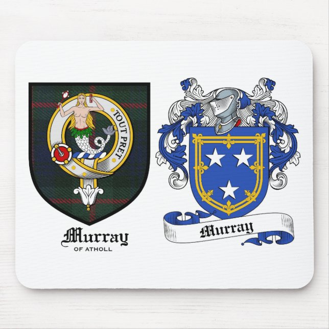 Tapis De Souris Le clan de Murray Crest et le manteau de Murray (Devant)