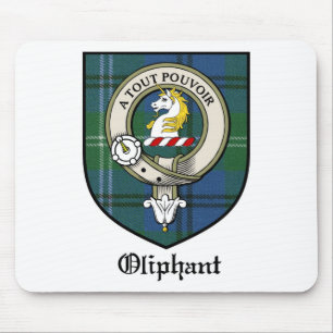 Tapis De Souris Le clan d'Oliphant Crest le tartan d'insigne