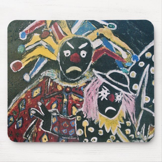 TAPIS DE SOURIS LE CLOWN ET LE BOUFFON (Devant)