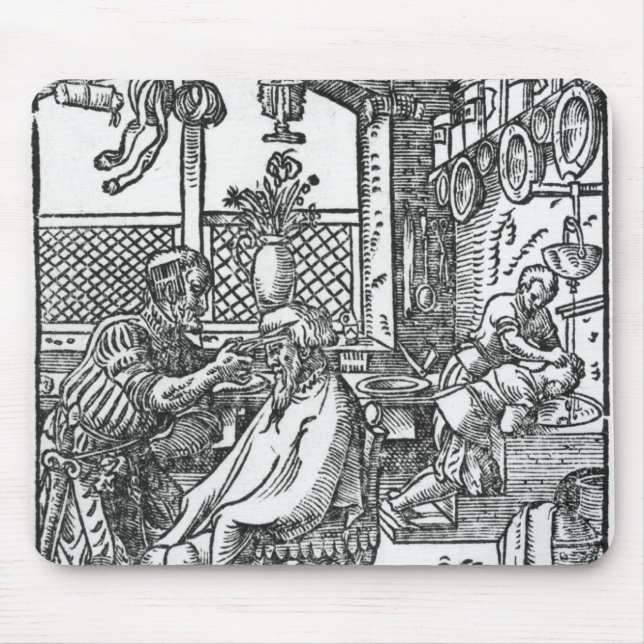 Tapis De Souris Le coiffeur (Devant)