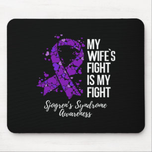 Tapis De Souris Le combat de ma femme est mon combat Sensibilisati