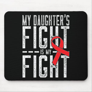 Tapis De Souris Le combat de ma fille est mon combat Sensibilisati