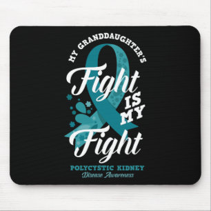 Tapis De Souris Le combat de ma petite-fille est mon combat Pkd Se