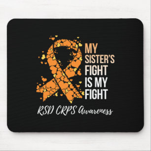Tapis De Souris Le combat de ma soeur est ma lutte contre les crps