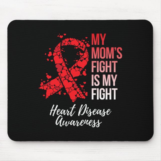 Tapis De Souris Le combat de maman est ma lutte Conscience des mal (Devant)