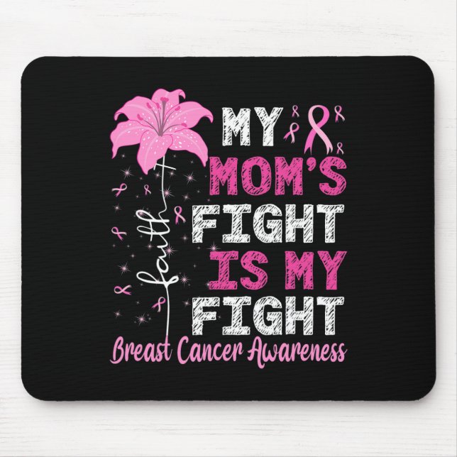 Tapis De Souris Le combat de maman est mon combat, Sensibilisation (Devant)