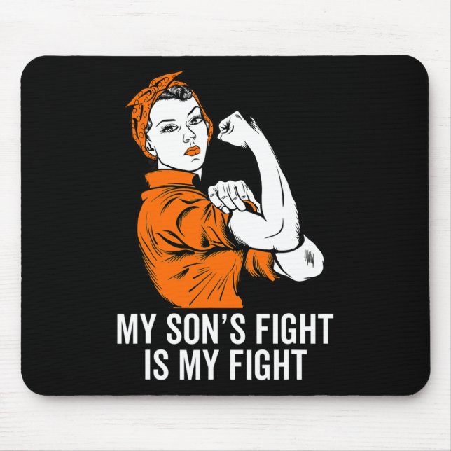 Tapis De Souris Le combat du fils est mon combat Mois de sensibili (Devant)