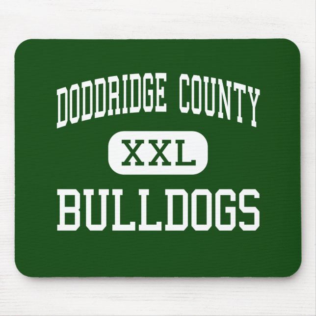 Tapis De Souris Le comté de Doddridge - bouledogues - haut - union (Devant)