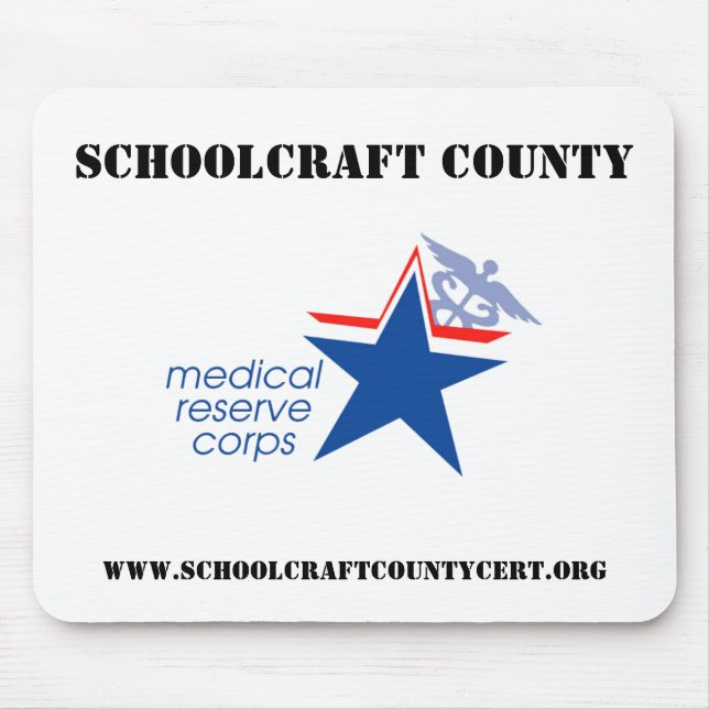 Tapis De Souris Le comté de Schoolcraft MRC Mousepad (Devant)