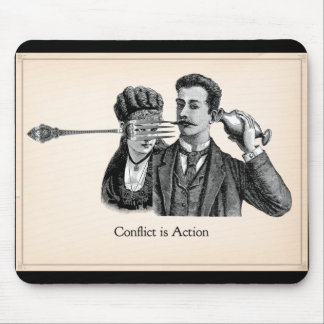 Tapis De Souris Le conflit d'académie de Writewell est action