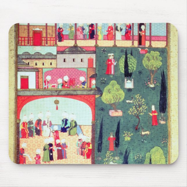 Tapis De Souris Le Conseil des ministres au palais de Topkapi (Devant)
