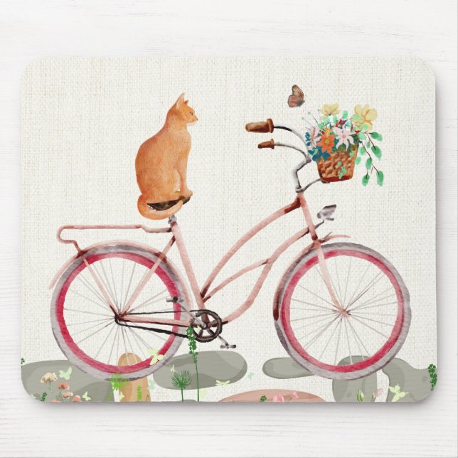 Tapis De Souris Le Conversation à Vélo Pad (Devant)