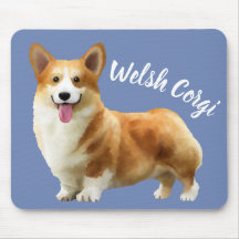Le corgi de Gallois a illustré Mousepad