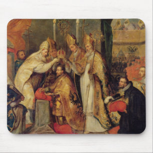 Tapis De Souris Le couronnement de l'empereur romain saint de