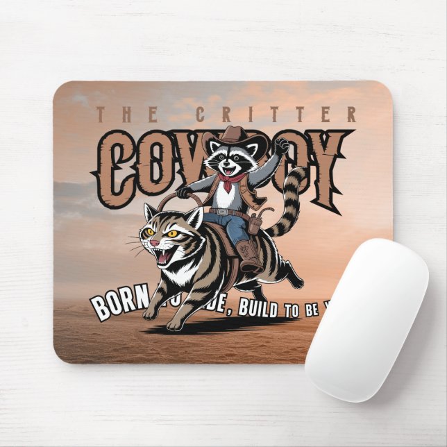 Tapis De Souris Le cowboy de la créature (Avec souris)