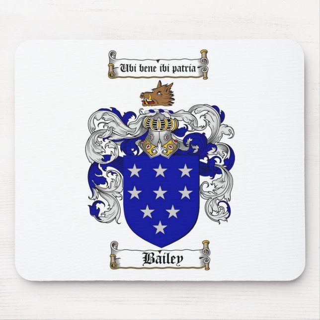 TAPIS DE SOURIS LE CREST DE FAMILLE DE BAILEY - MANTEAU DE BAILEY (Devant)