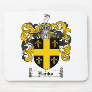 TAPIS DE SOURIS LE CREST DE FAMILLE DE BANQUES - MANTEAU DE