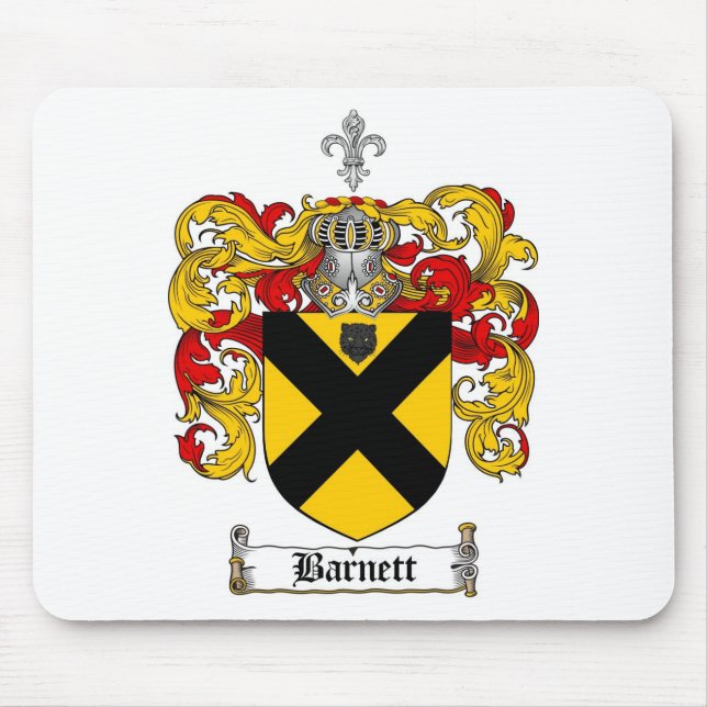TAPIS DE SOURIS LE CREST DE FAMILLE DE BARNETT - MANTEAU DE (Devant)