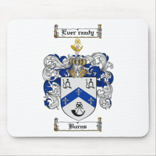 TAPIS DE SOURIS LE CREST DE FAMILLE DE BRÛLURES - MANTEAU DE